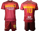 2020-21 Roma 10 TOTTI Home Soccer Jersey,baseball caps,new era cap wholesale,wholesale hats